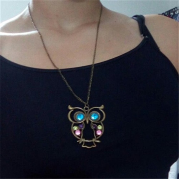 🔴 5/$15 Cute Owl Pendant Chain Necklace - Picture 6 of 7